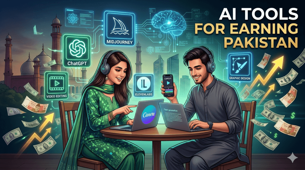 AI Tools for Earning Pakistan