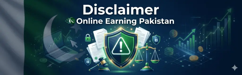Disclaimer Online Earning Pakistan